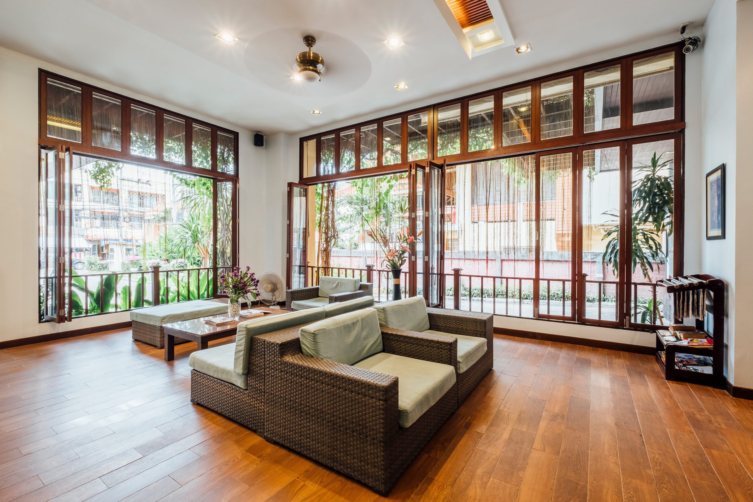 Interior — balanced with natural light